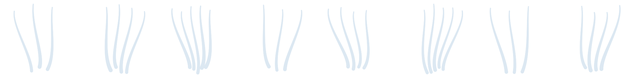 Filament, eight original brush variants